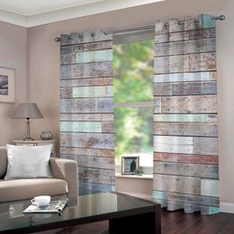 Rideau rideaux des rideaux européens design de briques de briques pour salon chambre à coucher fenêtre blackout cortines