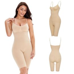 Women's Shapers Tummy Control Slimming Bodysuit Shapewear Seamless Body Shaper Trainer BuLifter Overbust Modelling Belt Thigh Trimmer