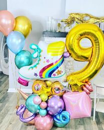 -Сторона украшения радио ролика коньки фольга Helium Balloons Boombox RollerBlade для дня рождения свадьба тема детские игрушки воздух Grobos