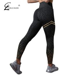 Women Bronzing Leggings Push Up High Waist Fitness Leggins Mujer Casual Workout Sporty Legging Jeggings 211221