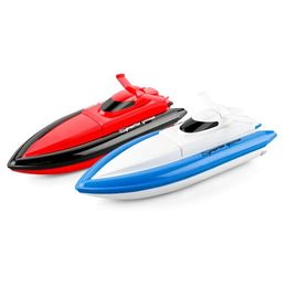 2.4G RC Boat High-speed Speed Boat Yacht Children Racing Boat Water Toy Upgraded Version