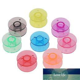 10pcs Transparent Plastic Empty Bobbins Sewing Bobbins Spool Transparent Bobbins For Brothers Sewing Machine Factory price expert design Quality Latest Style