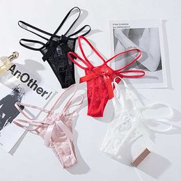 3pc/lot Sexy Panties for Women Underwear G-string Lace Briefs Lingerie T Back Underpants Female Thong Sensual Panties Set 210720