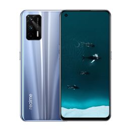 Original Realme GT 5G Mobile Phone 12GB RAM 256GB ROM Snapdragon 888 Octa Core 64.0MP HDR NFC 4500mAh Android 6.43" AMOLED Full Screen Fingerprint ID Face Smart Cell Phone