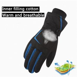 Ski Gloves Men's Snowboard Snowmobile Motorcycle Riding Winter Windproof Waterproof Snow