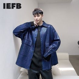 IEFB Men's Spring Personality Craft Coat Fashionable Loose Shirt Style Single Breast Oversized Coat For Male 9Y5367 210524