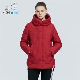 winter women's coat female slim-fit hooded cotton parka fashion ladies clothing GWD20305I 211018
