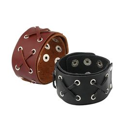 Bangle Jessingshow 2021 Fashion Charm Handmade Weave Genuine Leather Bracelet Vintage Wide Bracelets Bangles Cuff Men Jewellery