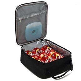 Storage Bags Household Oxford Cloth Tote Bag Meal Delivery Aluminium Foil Cotton Insulation Lunch Non-woven For Work Picnic