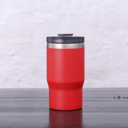 12oz Tumbler 2 in 1 Cur Cup Can Coolers with two Lids Stainless Steel Water Bottle Insulation Coffee Mug SEAWAY RRF12336