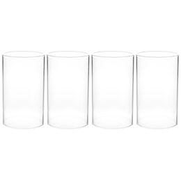 Lamp Covers & Shades 4pcs Transparent Candle Simple Style Clear