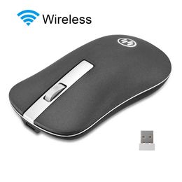 Rechargeable Wireless Computer Mouse Silent PC Laptop 2.4Ghz Mini USB Ergonomic Mause Noiseless Mice