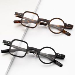 Fashion Sunglasses Frames 80152 Acetate Handmade Retro Glasses Frame Ultra-light Optical Computer Eyeglasses For Men Women