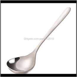 Spoons Heavy Duty Durable Drinking Long Handle Household Kitchen Utensils Tableware Noodles Stainless Steel Soup Spoon Accessories Dee Lliac