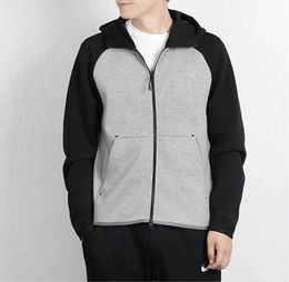 Tech Poleece Mens Pants Yüksek Kaliteli Hoodies Ünlü Erkekler Kadın Çiftler Sıradan kazak sweatshirt kapşonlu gri boyut M-XXL Mix Renk