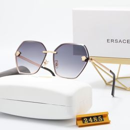 Fashion Luxurys Designer Sunglasses For Women Mens Flower Printing Outdoor Drive Glasses Full Frame Polarised with Sunglass Box