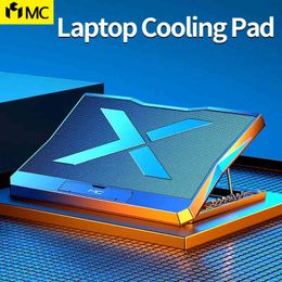 MC Q3 Adjustable Cooling Pad with Six LED Silent Fans USB Powered Gaming Laptop Cooler