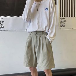 Privathinker Men's Solid Color Shorts Fashion Woman Casual Oversize Korean Streetwear Male Pants 210716