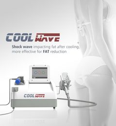 COOL WAVE Portable Slim Equipment Body Sculpting vacuum cryolipolysis lshock wave machine for Cellulite Reduce