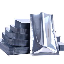 2021 new 10*15cm Aluminium plating flat pocket Heat Seal Plating Aluminium Foil Bag Food storage Cosmetics packaging Spot 100 / package