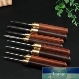 1Pcs Sandalwood Tea Knife Needle Pick With Wood Handle Puer Tea Tools Cone Needle Breaking Prying Tea Brick Professional Tool