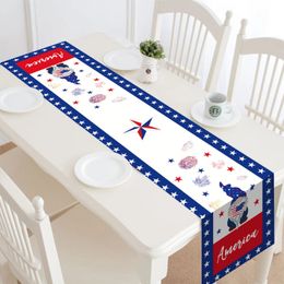 Independence Day Party Table Mat Handmade Mats Simple Pad Placemats Home Dinner Kitchen Tables Decoration Placemat Coffee Cloth