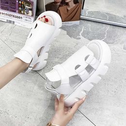 Summer Women Sandals Gladiator Ladies Hollow Out Wedges Buckle Platform Casual Shoes Female Soft Beach Shoes Zapatos De Mujer 210611