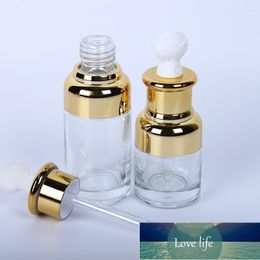 20ML 30ML Glass Dropper Makeup Emulsion Bottle Empty Cosmetic Perfume Liquid Dispenser Essential Oil Refillable Bottle 10pcs/lot1 Factory price expert design