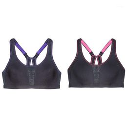 Pcs Full-Cup Sports Bra Shockproof Without Steel Ring Beauty Back Cross Integrated Thin Underwear 75B & 80C Yoga Outfit