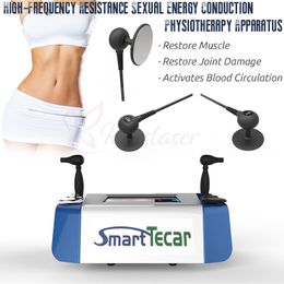 2 IN 1 CET RET Deep Heating rf Radio frequency physiotherapy Tecar therapy equipment for pain relief and cellulite removal