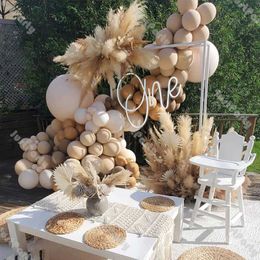 102pcs Doubled Blush Nude Balloon Garland Kit Boho Wedding Decoration Metal Copper Balloon Arch Birthday Party Baby Shower Decor 210626