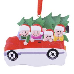 Merry Christmas Tree Decorations Cars 2~5 Heads Indoor Decor Resin Ornaments CO008