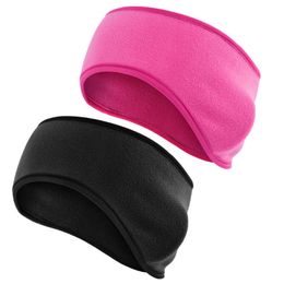 2pcs Autumn Comfortable Durable Sweatband Sports Headband Head Wrap Ear Warmer For Skiing Running Cycling Shorts