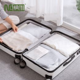 Travel Buggy Bag Wholesale Large Capacity Luggage Underwear Storage Thick Transparent Organizing Folders Suit Multiple Pack
