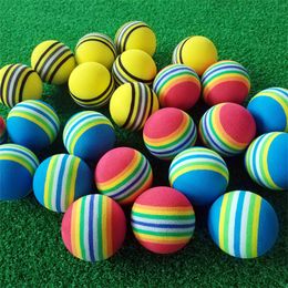 50pcs/Bag Indoor Colour Golf Practise Balls Leisure Time Household Eva Sponge Soft Foam Ball Children Toys