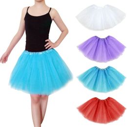 Women's Skirt Pack Short Mini Skirts Girls Ballet DanceTulle Tutu Woman Clothes Female Clothing Wholesale