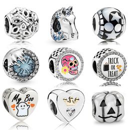 Memnon Jewelry 925 Sterling Silver Celestial Mosaic Charm Classic Butterfiy Garden Charms Horse Winter Crystal Bead Heart Beads Fit Pandora Style Bracelets Diy