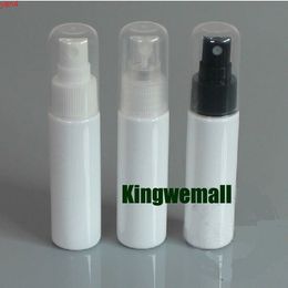 300pcs/lot PET Small ATOMIZERS 30ml Perfume Spray White Plastic Bottles with Full Cover For Cosmetic Packaginggoods