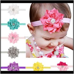 Infant Baby Double Lotus Leaf Girls Kids Headband Toddler Head Of99Z Msfsj