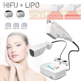 Portable 2 IN 1 HIFU Liposonix Slimming Machine For Face And Body Skin Tightening Liposonic Cellulite Removal Beauty Equipment