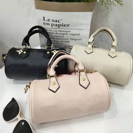 Fashion bag women handbags simple atmosphere ladies designer composite clutch bags shoulder handbag female coin purse Simple style Cylindrical