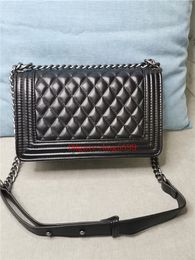 Fashion Designer Rhombic Leather Messenger Purses Shoulder Chain Bags Card Quality Bag Have Ladies V-shape Crossbody Grid Box Women Wit Fuen