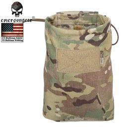 Stuff Sacks EMERSON Large Capacity Waist Molle Military Tactical Paintball Hunting Folding Mag Recovery Dump Pouch MC CB MCBK