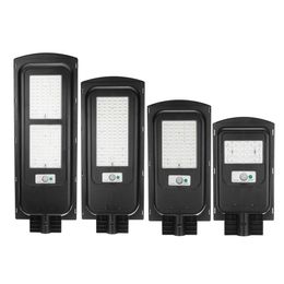 6V Solar Integrated Street Light with Remote Control + Radar Sensor Polycrystalline Panel - 20LED