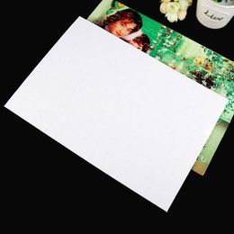 2021 A4 Sublimation Blank Puzzle 120pcs DIY Craft Heat Press Transfer Crafts Jigsaw Puzzle white