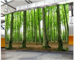 Custom photo wallpapers 3d murals wallpaper Modern Forest natural scenery woods landscape painting living room TV background wall papers home decor