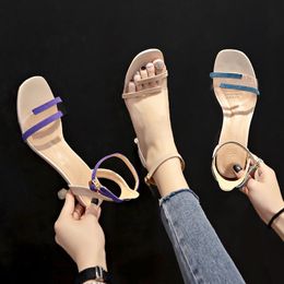 Yüksek Topuklu Ayakkabı Seksi Kadınlar Düğün Yaz Bayanlar Kadın Moda Pompaları Burnu Sandalet Stiletto Lüks Parti Ayak Bileği Kayışı