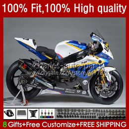 Blue yellow Injection Mould Kit For BMW Bodywork S-1000RR S 1000RR 1000 RR S1000-RR 2015-2018 20No.94 S1000 RR 2015 2016 2017 2018 Body S1000RR 15 16 17 18 OEM Fairings