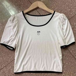 T-shirt Sexy Party Hollow Out Design Ins Korean Chic Fall Ladies Crop Top All-match Street Style Femme Clothing 210623