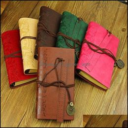 Notes Notepads Supplies Business & Industrialnotepads 1Pcs Retro Classic Vintage Leather Bound Blank Pages String Journal Diary Notebook Ske